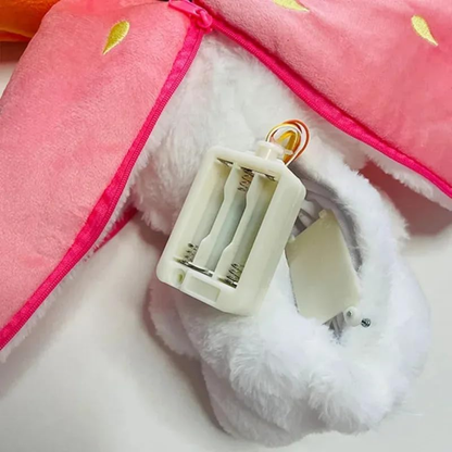 Peluche de conejo con respiración y sonido